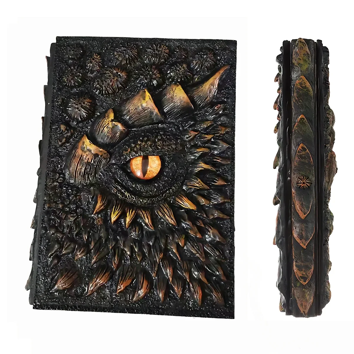 Fashion Vintage Dragon Embossed Resin Cover Travel Diary Notebook Travel Journal A5-Note Book Art 3D Relief Diary Book 1pcs