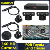 For Cars HD 1080P Intelligent Object Recognition Reminder System For Toyota Land Cruiser Multi Angle Camera 360-Digree Camera