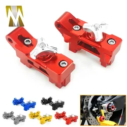 For Yamaha MT07 FZ07 FZ 07 MT 07 MT-07 2015 2016 2017 2018 Motorcycle Chain Adjuster Cover Block Rear Axle Spindle Accessories