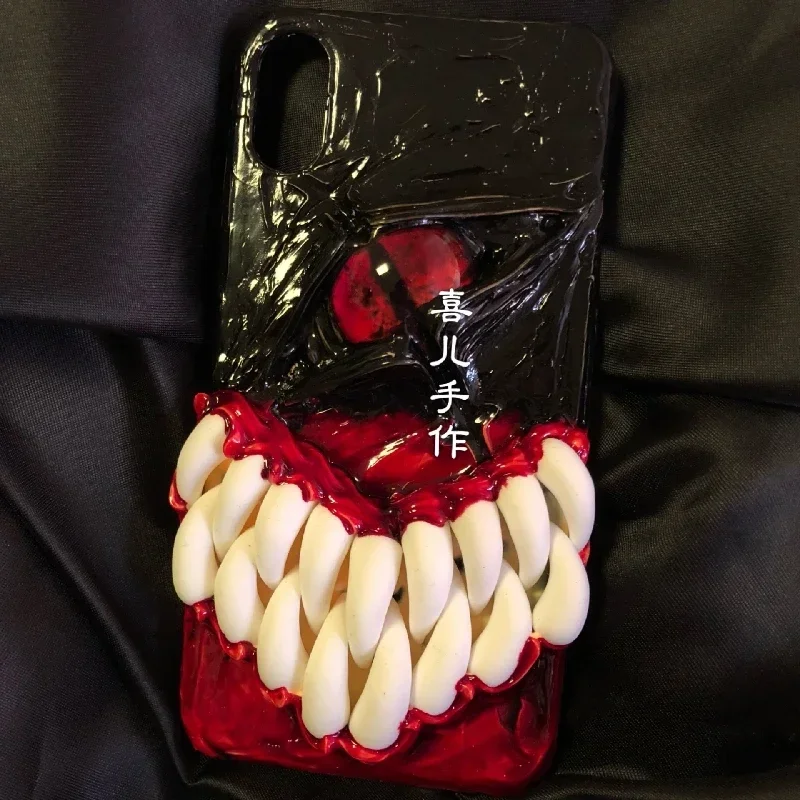 4027 Original Handmade Customized Phone Cases 3D Teeth Cthulhu Eyes Horror Gothic Punk Dark Cthulhu Halloween Gift Phone Cases