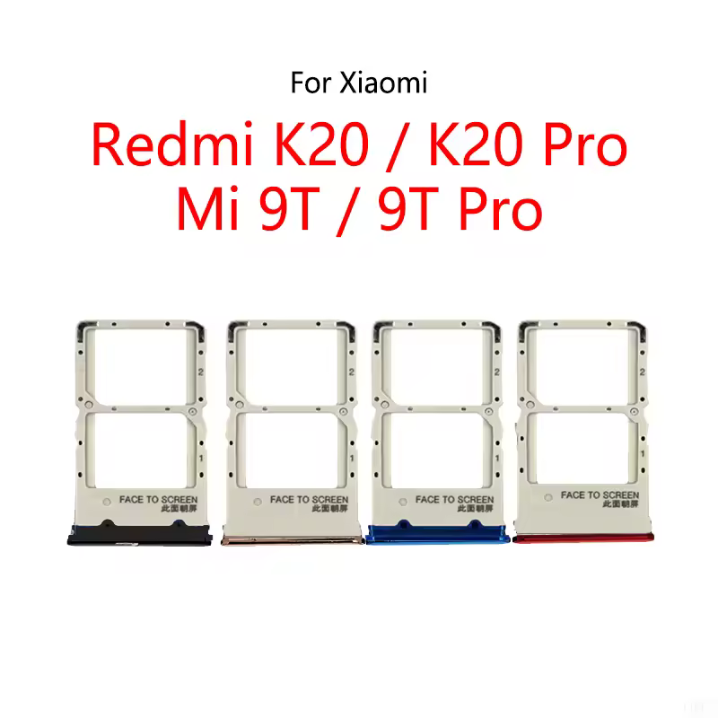 Для Xiaomi Redmi K20 Pro / Mi 9T Pro Global Новый разъём для слотов для SIM-карты и разъём считывателя SIM-карт