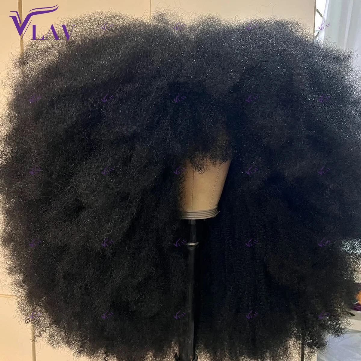 400 Density Human Hair Wigs 360/136/134 HD Transparent Lace Afro Kinky Curly Glueless Wigs Frontal Wigs Preplucked For Women