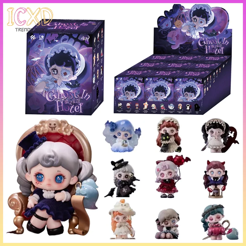 In-Stock Genuine Tarti Ghost Hotel Series Blind Box Toys Star-Related Collectibles Figurines Trendy Display Items Festival Gifts