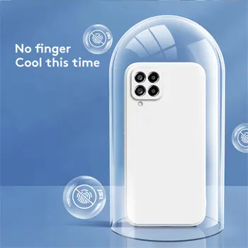 Funda 原廠三星 A12 M12 A22 M22 A32 A42 A52 A72 5G 手機殼,磨砂矽膠相機保護套 8 最佳銷售 三星 A22 5G 後蓋 - №1