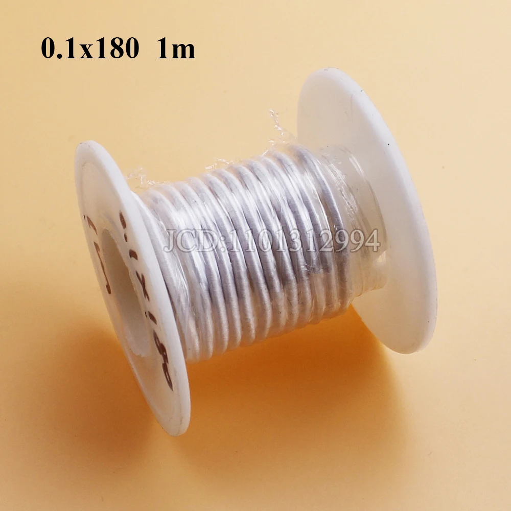 0.1x32 0.1x80 0.1x120 0.1x 200/280Strand Litz Wire 0.1mm Multi Stranded Polyester Silk Wrapped Copper Wire Yarn Wrapped Wire