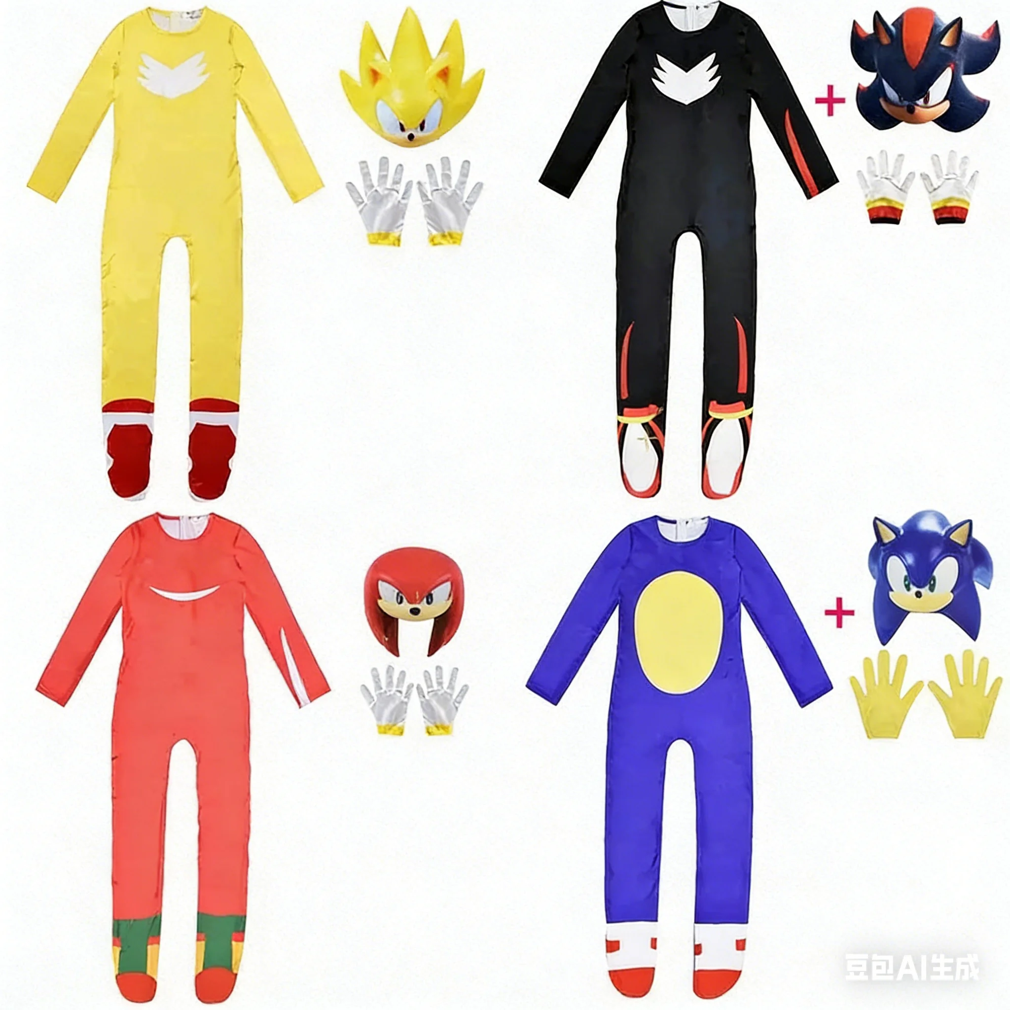 Disfraces de Personajes de Anime de la Serie Sonic Kid 2026, Disfraces de Dibujos Animados para Niños, Disfraces para Halloween, Actuaciones Escénicas, Regalos