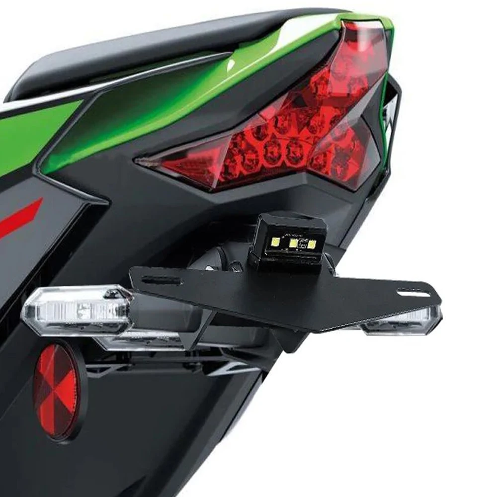 Motorcycle License Plate Holder Rear Tail Tidy Fender Eliminator For Kawasaki Ninja 500 Ninja 400 Ninja 250 Z400 Z250 Z500 SE
