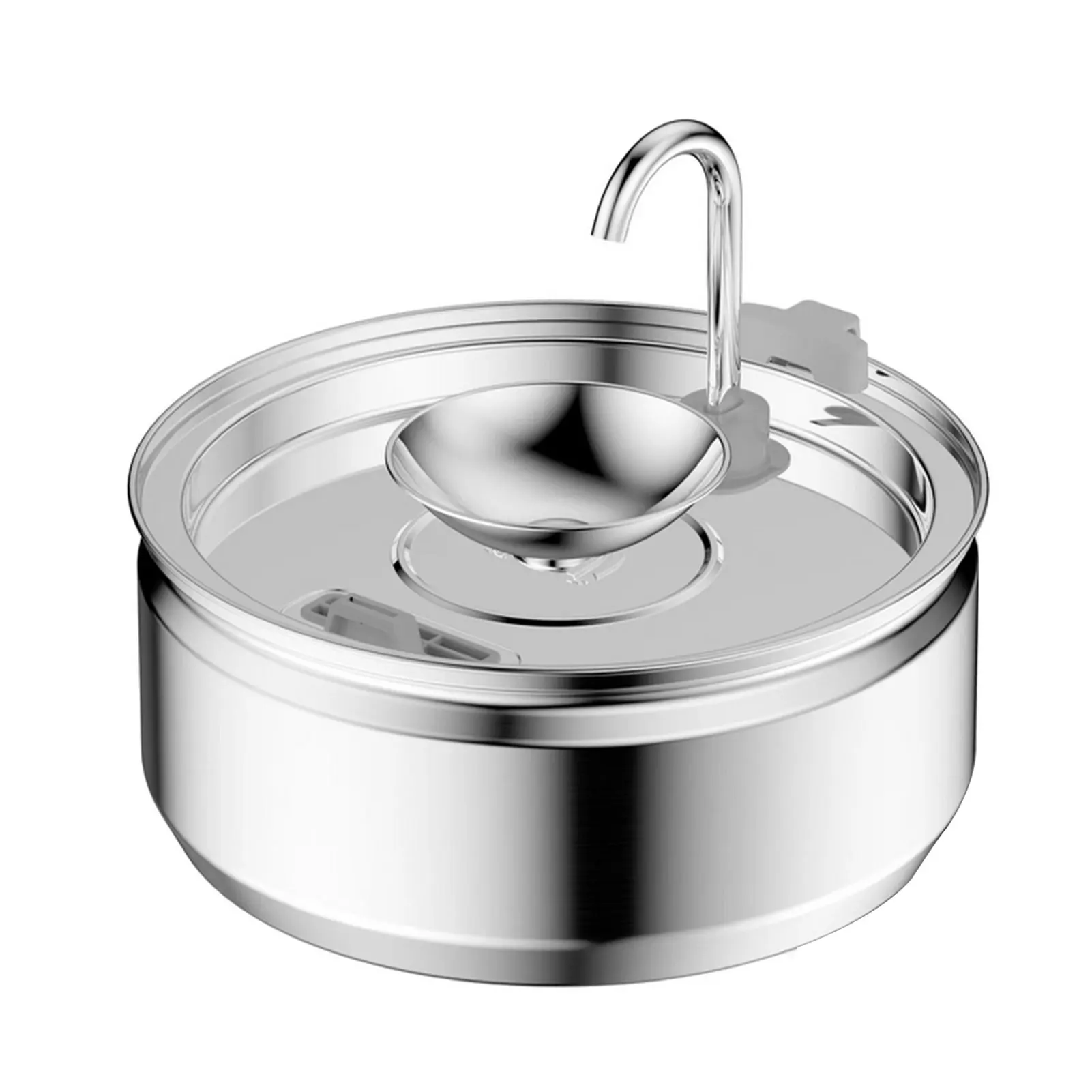 

Silver Stainless Steel Water Dispenser With Faucet Style 2L Capacity Automatic Filtration 3.2L