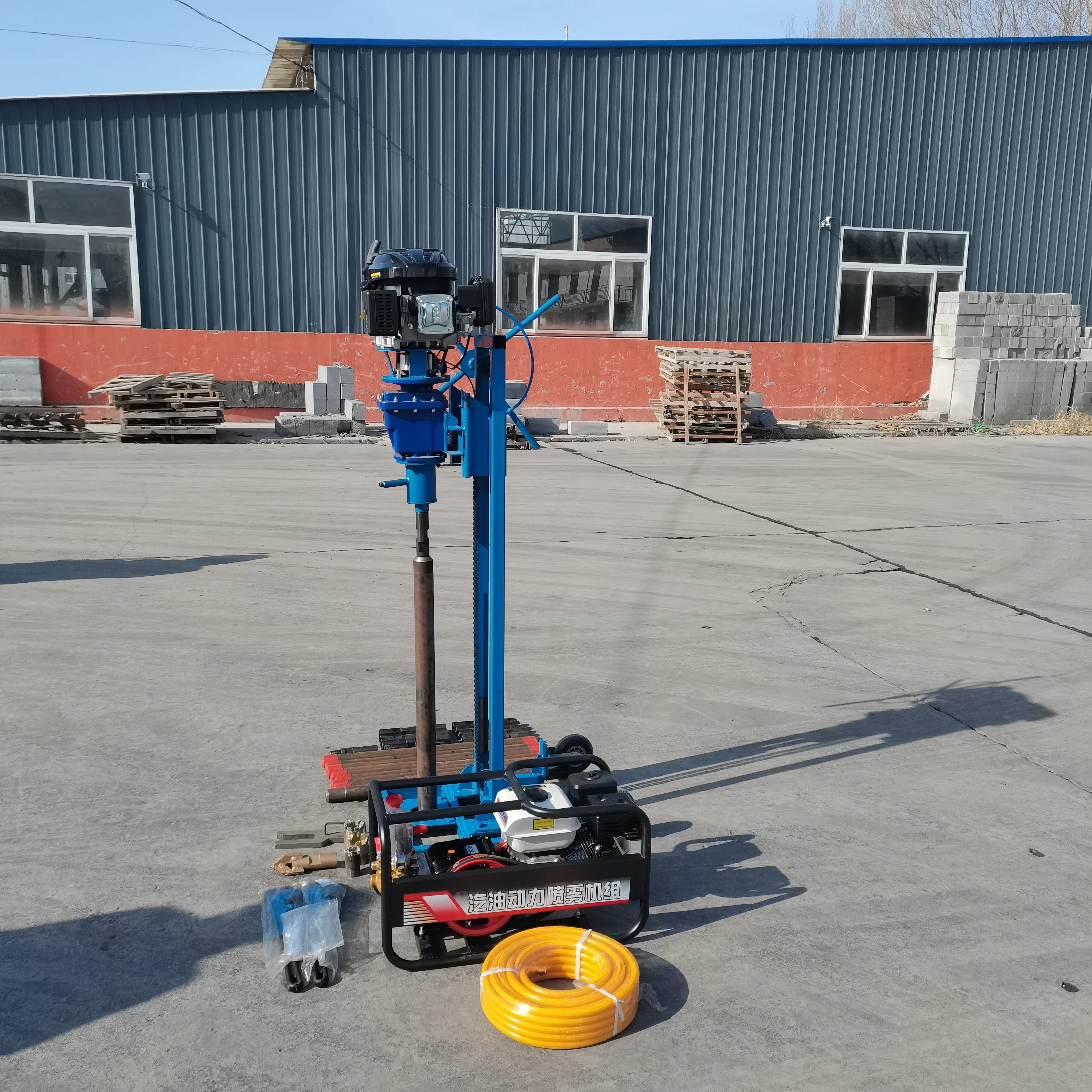Customized New type High efficiency and work fast Light weight  sampling drilling rig