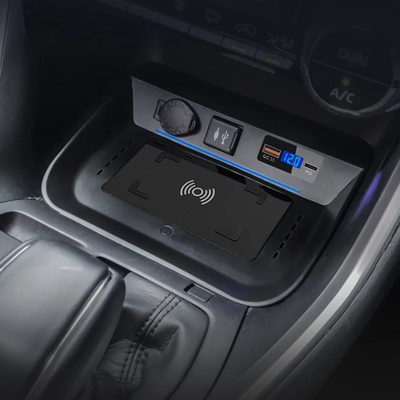 15W Car wireless charger for Toyota RAV4 RAV 4 2019 2020 2021 2022 car phone charger charging holder accessories