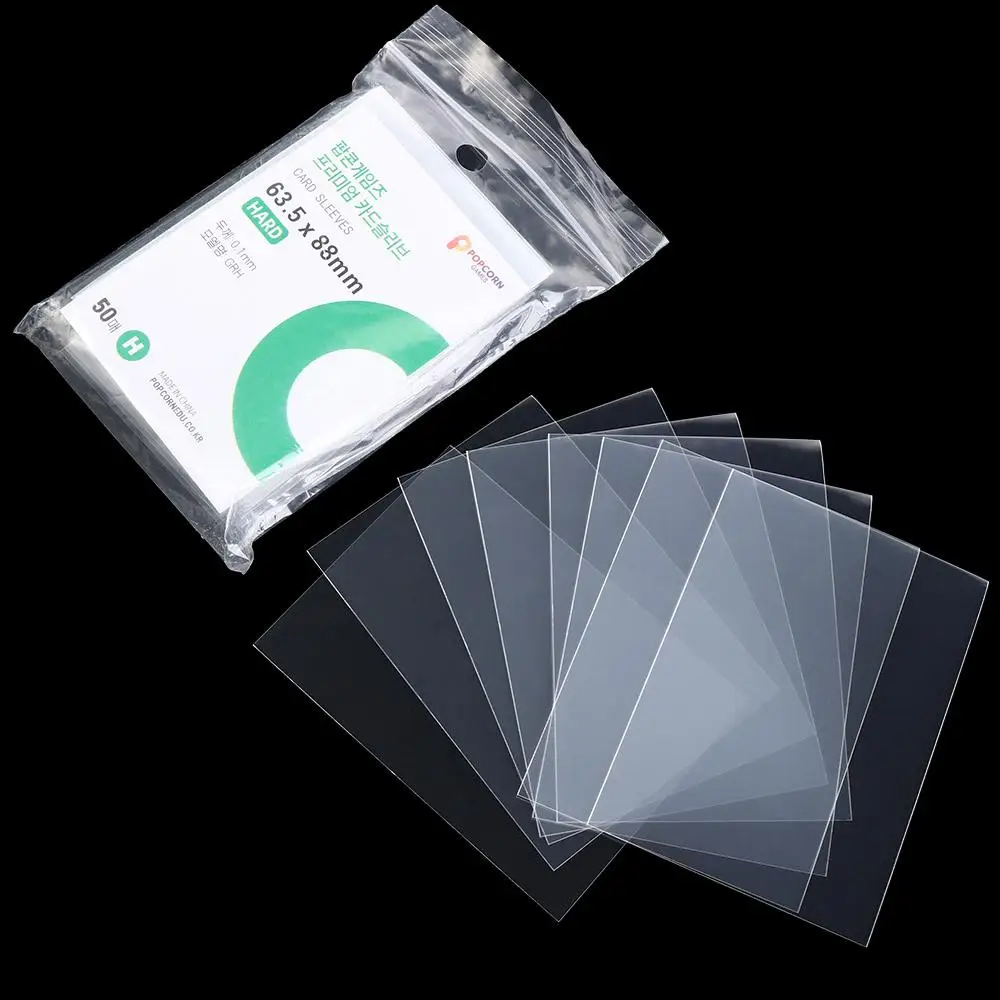 Acid Free Korea Card Sleeves Cpp Anti-scratch Clear Photo Card Sleeve Wear-resistant Ultra-thin Hard Photocard Holder