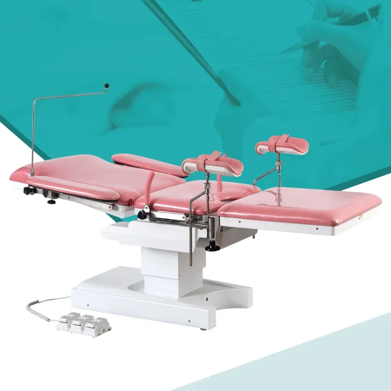 A99-7 SAIKANG Comfortable Safe Electric Medical Operating Bed Gynecology Examination Delivery Table