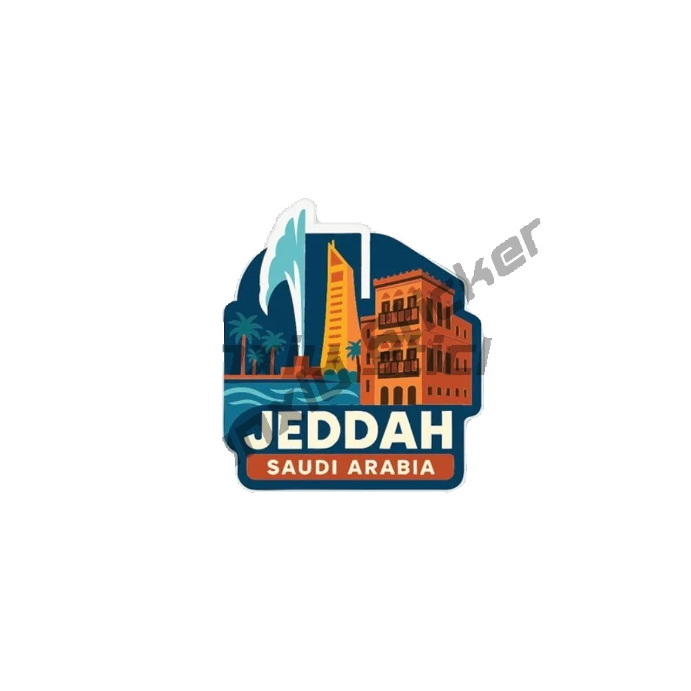 AliExpress Jeddah Saudi Arabia City Travel Sticker Waterproof Vinyl Decal Decorative Accessories Bicycle Skateboard Motocross Bumper Suitca