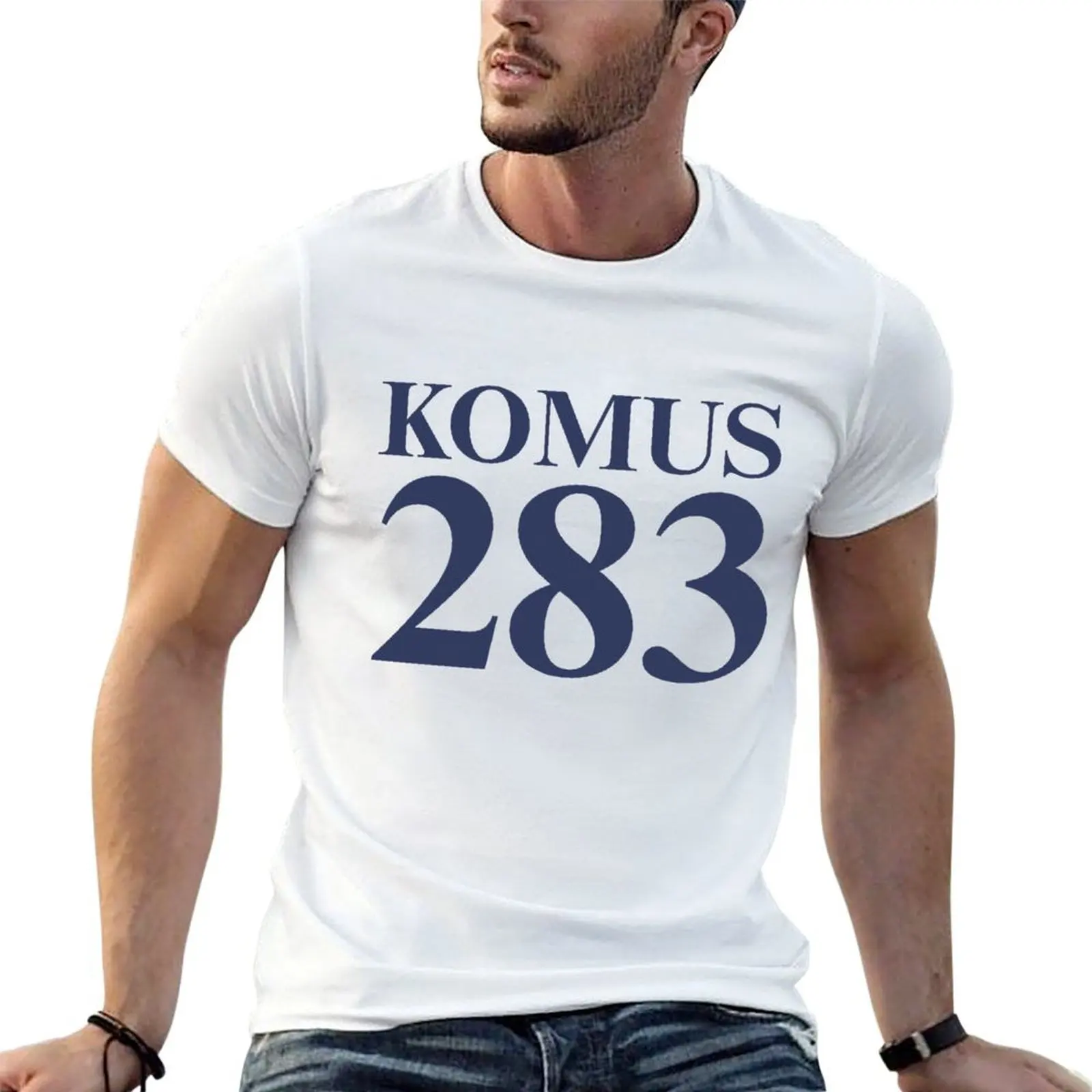 

Komus 283 (Navy) T-Shirt man t shirts cotton essential t shirt T-Shirt