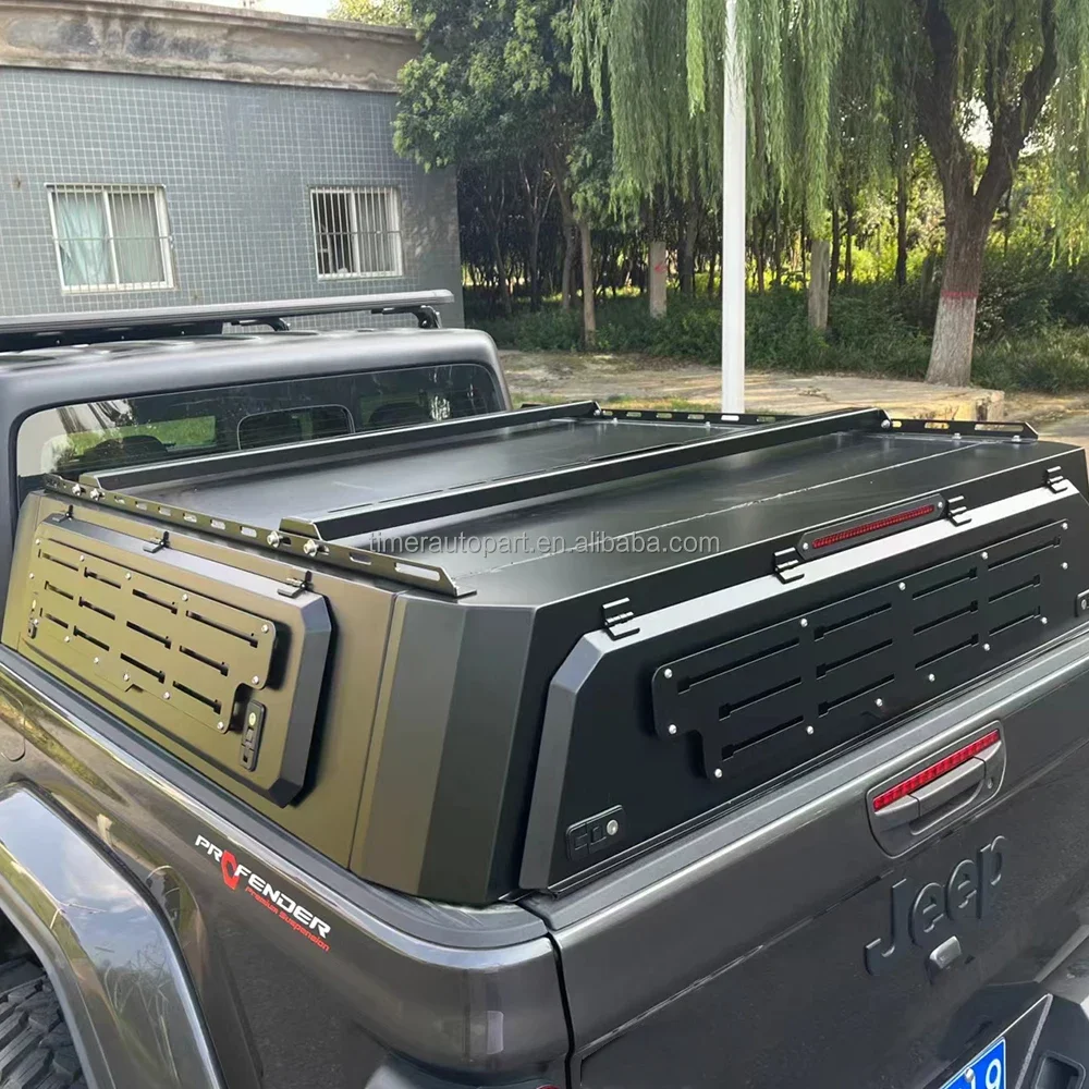 4X4 Waterproof Steel Pickup Hardtop Outdoor Camper Shell Topper Tonneau Hard Top Truck Cover For 2022 Jeep Gladiator