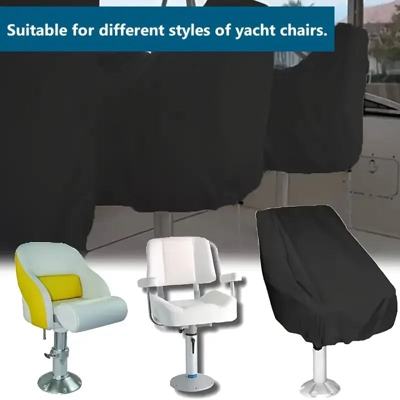 غطاء مقعد القارب، غطاء كرسي، غطاء كرسي اليخوت الخارجي، غطاء حماية المقعد الخارجي لسفينة الرحلات البحرية #6