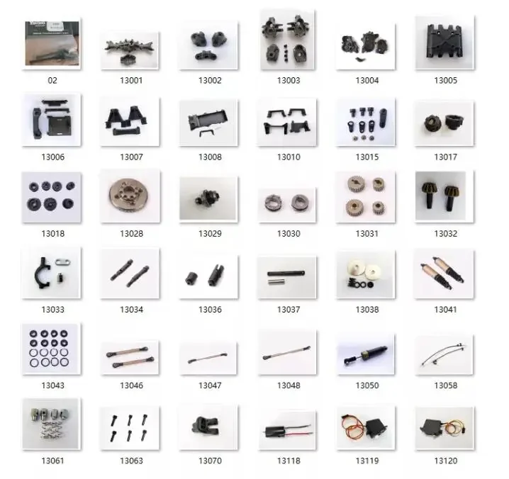 YYIKONG YK4101PRO YK4102 1/10 RC Car Spare Parts set 1