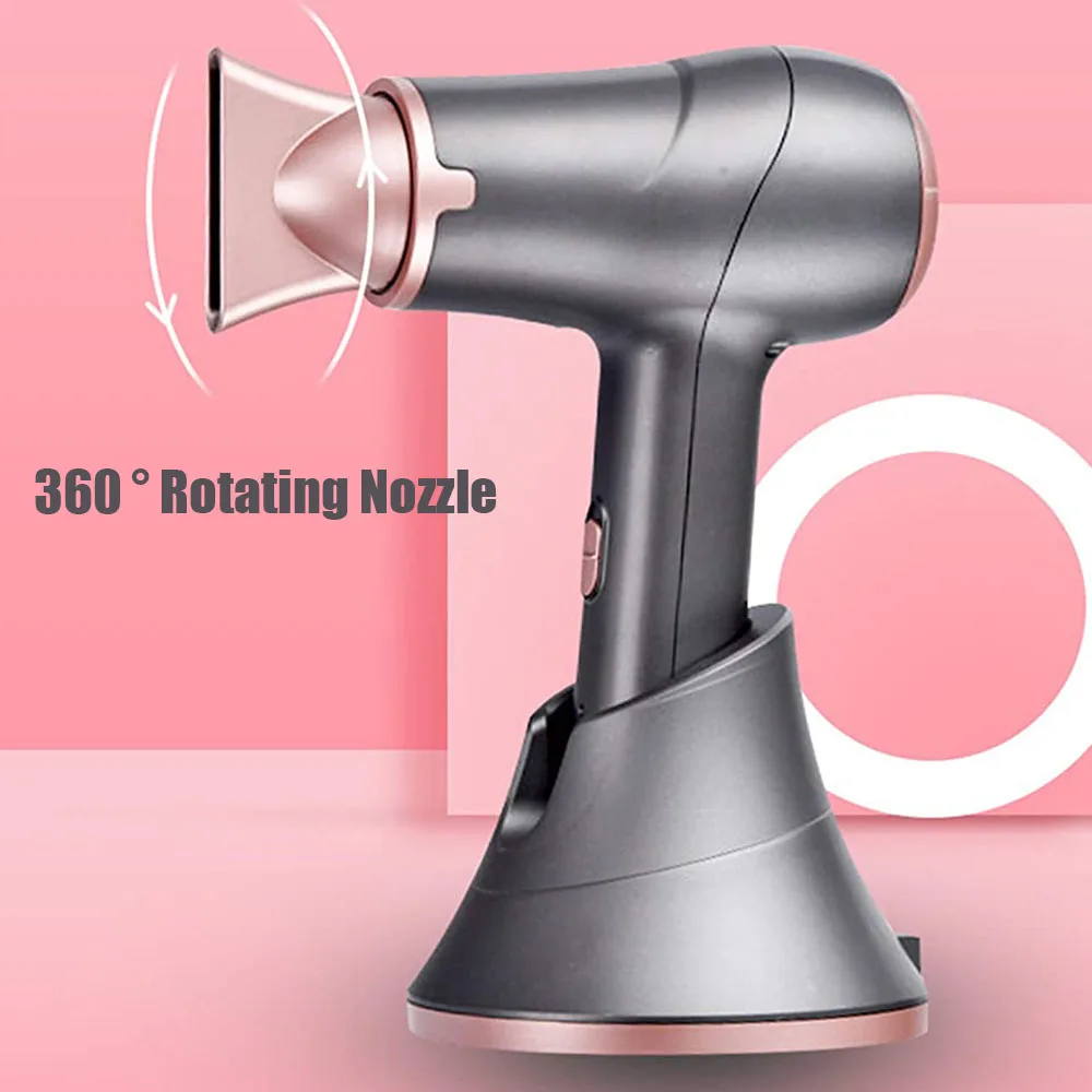 Rechargeable Hair Dryers Portable Cordless Travel Hairdryer Wireless Blowers Salon Styling Tool 300W 5000mAh Hot and Cool Air