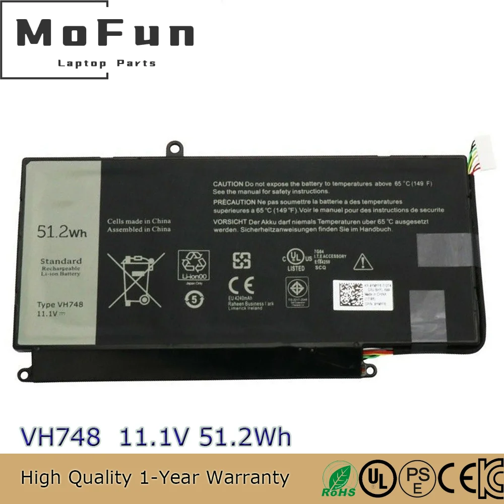 New Genuine VH748 51.2Wh Battery For Dell Inspiron 14-5439 Vostro 5460 5470 5560 5480 Series