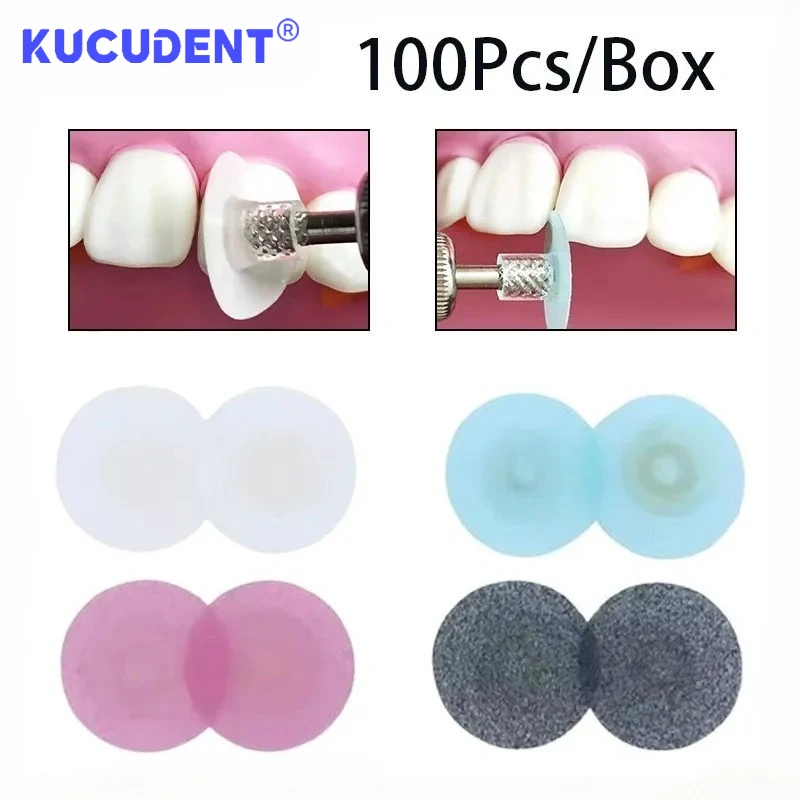 100 Stück Dental-Polierscheiben für Zahnmedizin, Harzfüllmaterial, Komposit-Finishing, Zahnpolierer-Scheiben, Kornwerkzeug