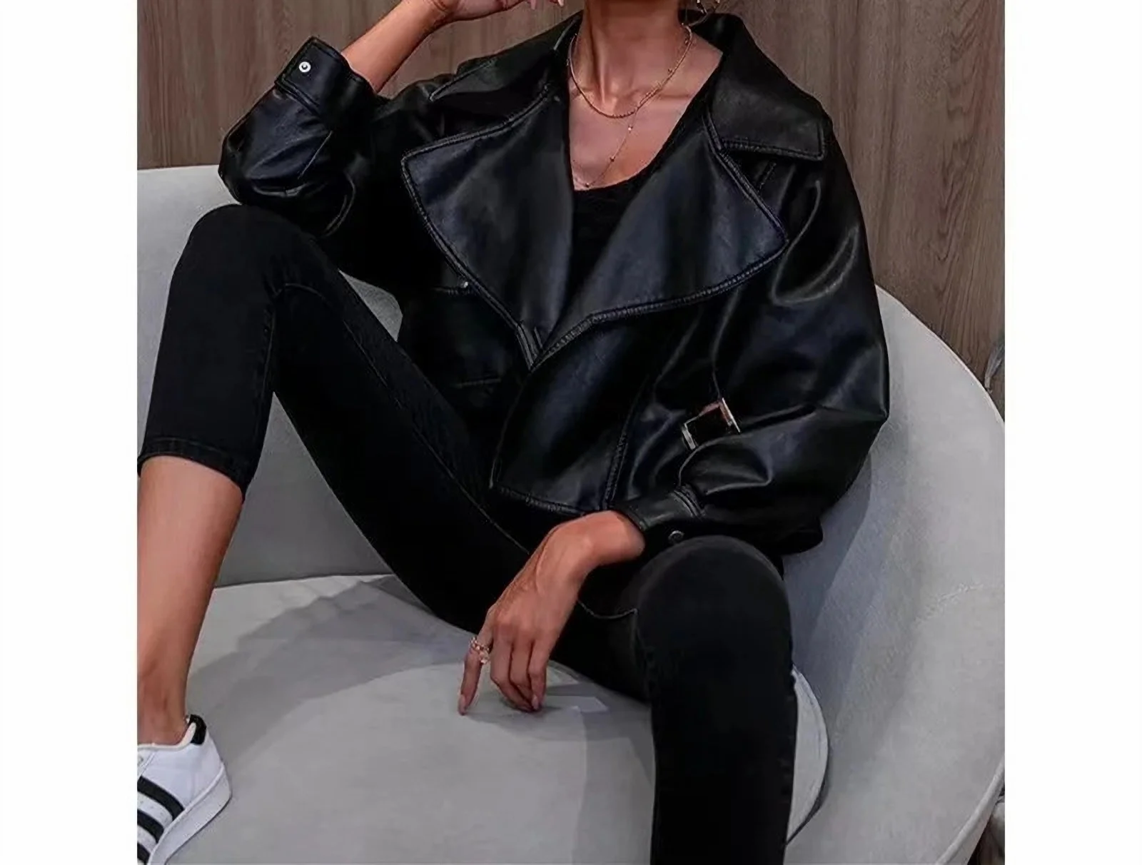 Women Leather jackets Vintage Bomber Coat Streetwear Korean Loose PU Moto Racing Outerwear Fashion Autumn Spring Women Jackets