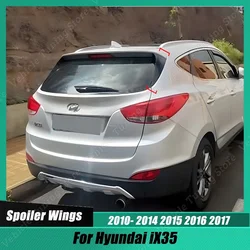 Alerón lateral para ventana trasera de coche, accesorio de color negro brillante ABS para Hyundai iX35 2010-2015 2016 2017