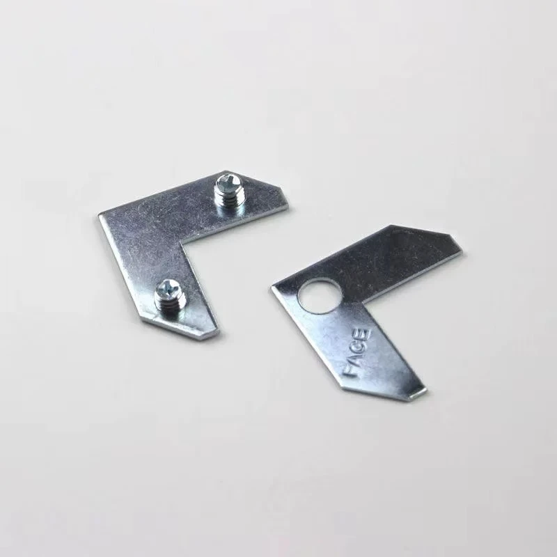 Aluminum Corner Brace Picture Frame Hook Backplate Hanger Mirror Frame Mounting Thin Bracket Hardware