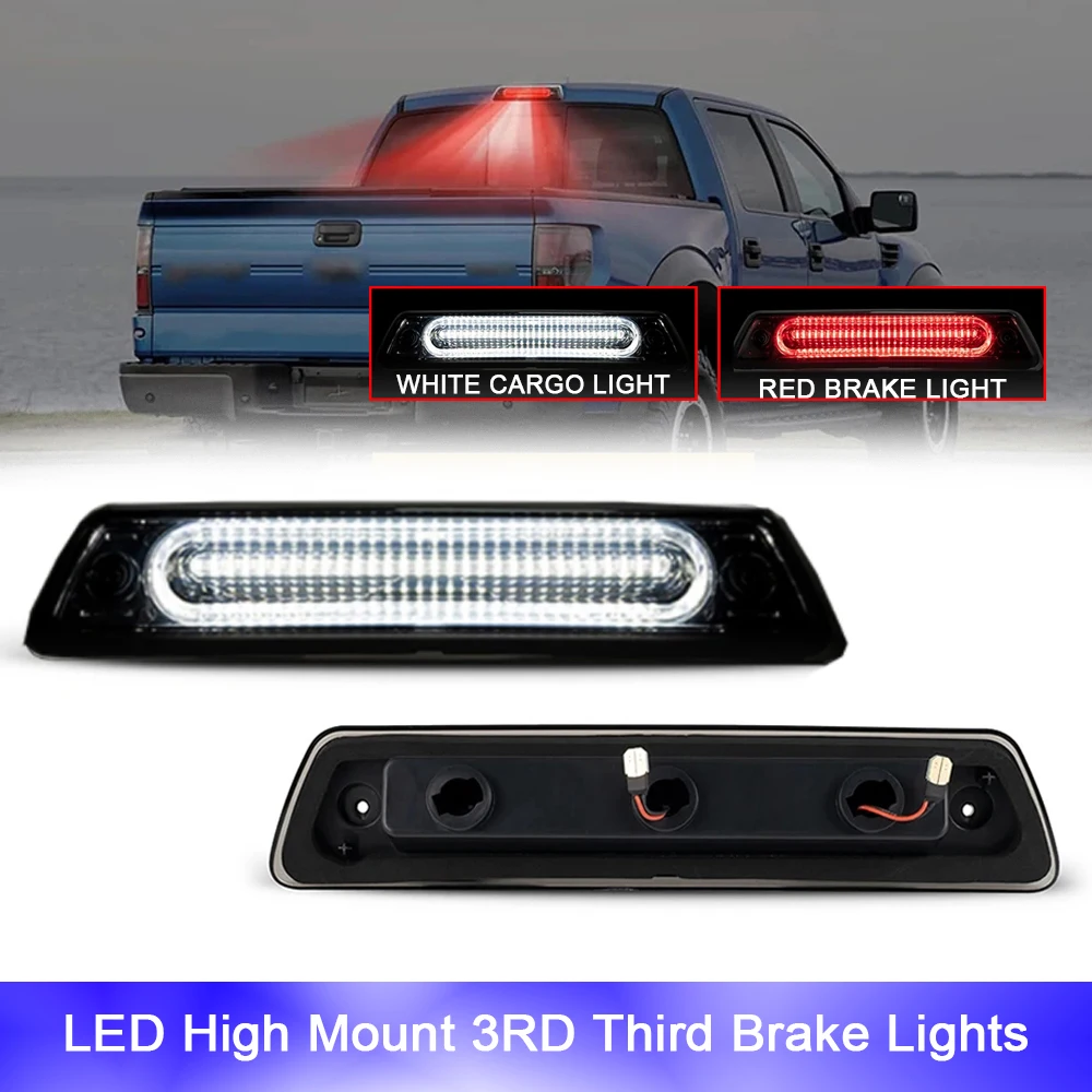 

High Mount 3RD LED Brake Lights Reverse Reflector Fog Tail Lamp For Ford F-150 XL XLT STX FX2 FX4 Lariat King Ranch Car Stop