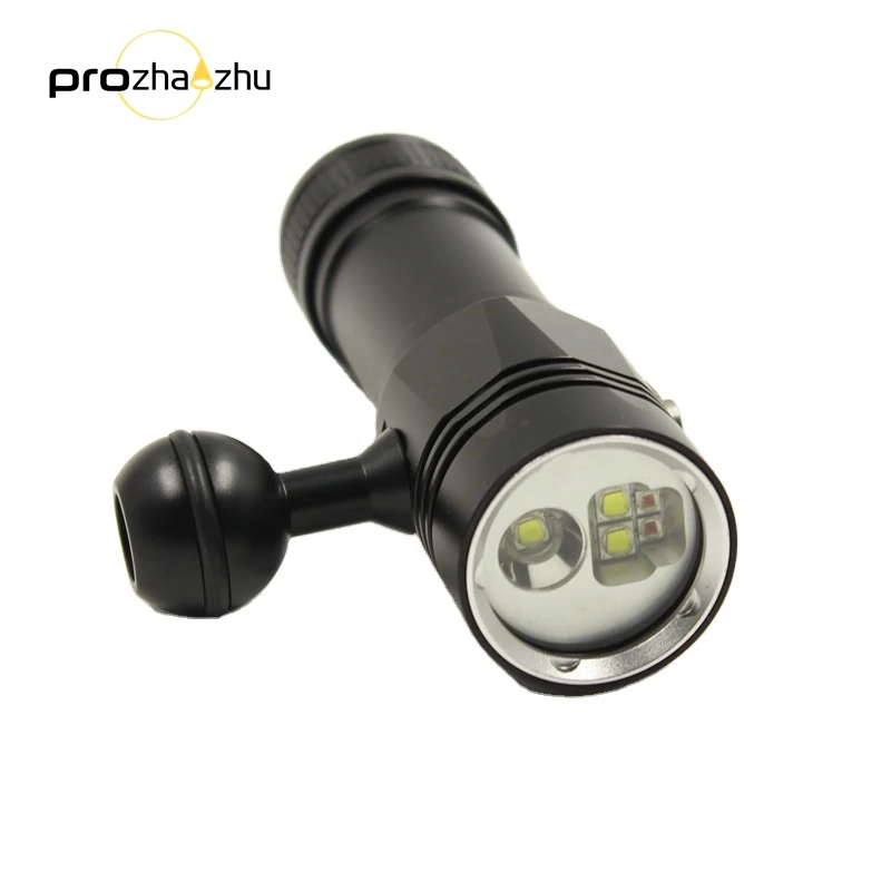 Imagem -05 - Lanterna Led Scuba Diver Luz de Mergulho Subaquático 900 Lumen 26650 18650