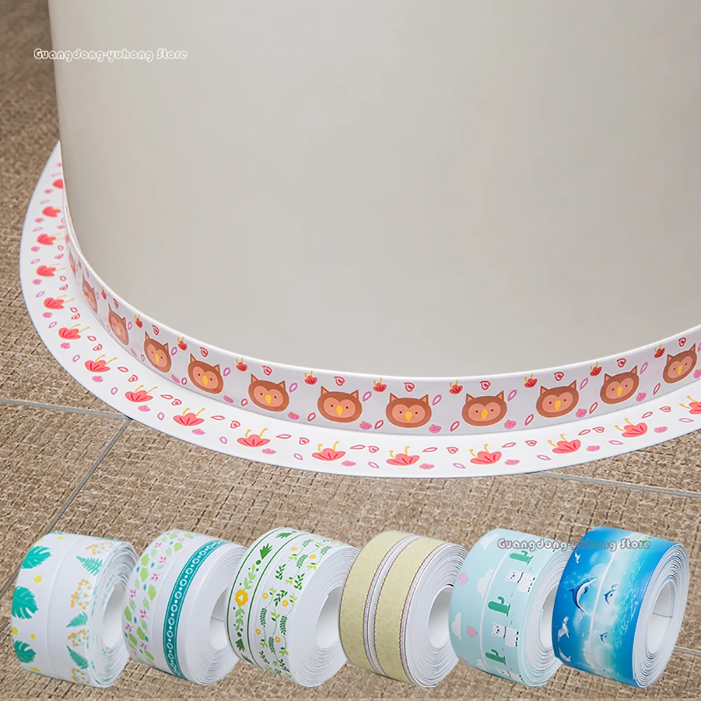 Selbstklebende Nahtaufkleber, Arbeitsplatte, Toilettenlücke, Küchenspüle, wasserdichter Aufkleber, Anti-Schimmel, wasserdichtes Klebeband, Badezimmerzubehör