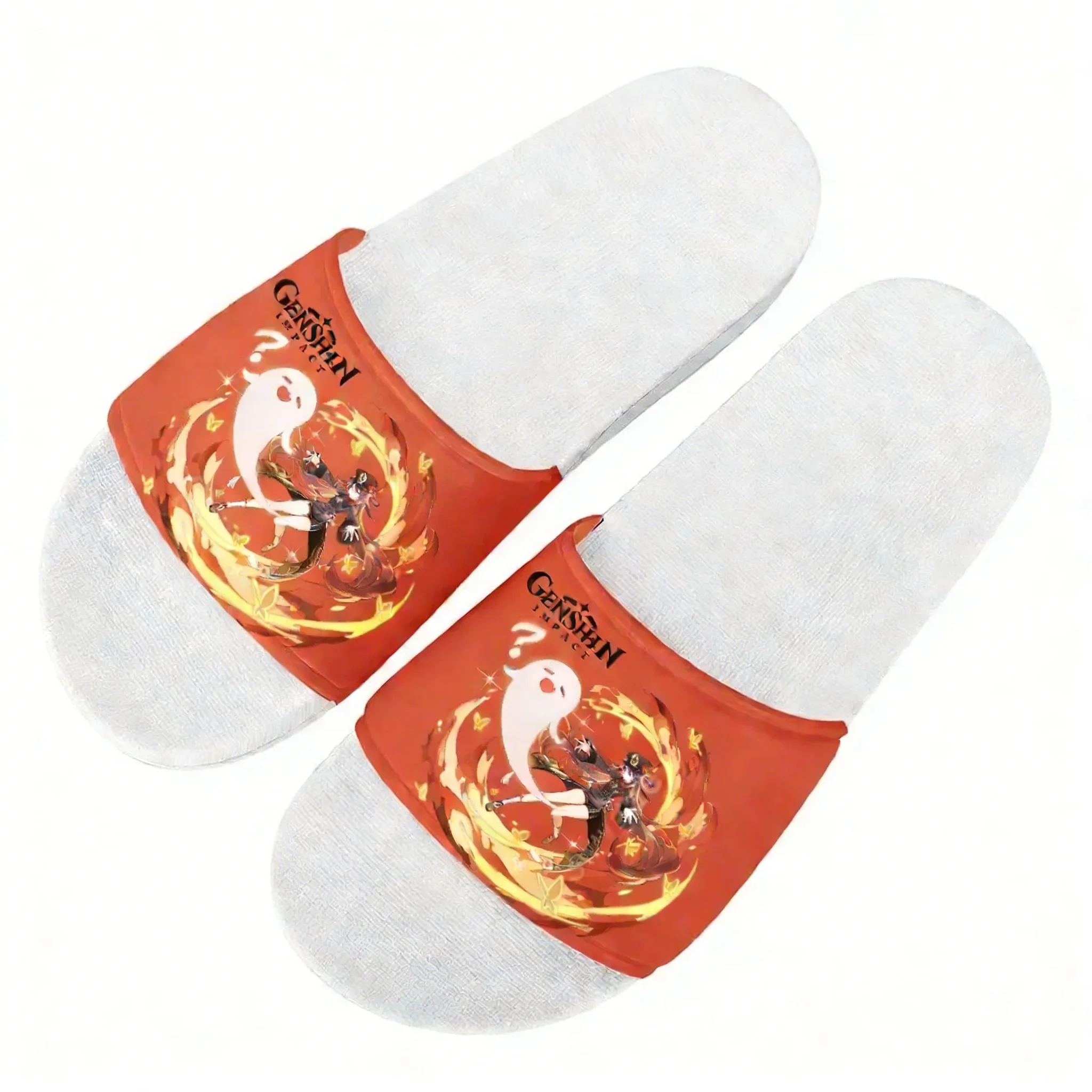 

Летние пляжные шлепанцы Genshin Walnut, индивидуальные домашние тапочки для взрослых