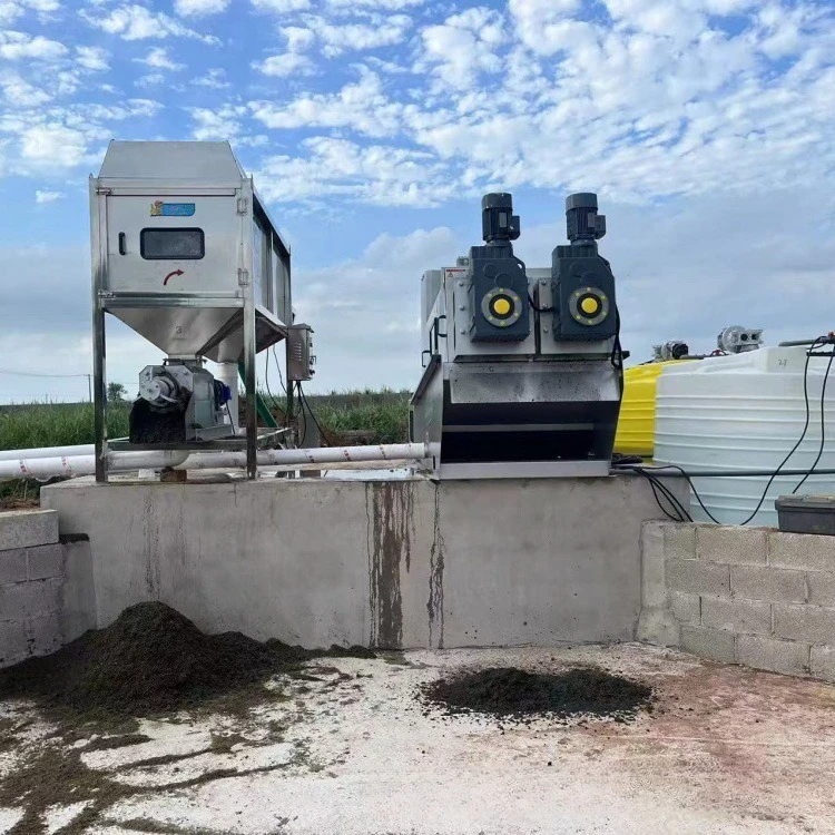 Farm pig manure solid-liquid separator stainless steel sweet potato residue dehydrator