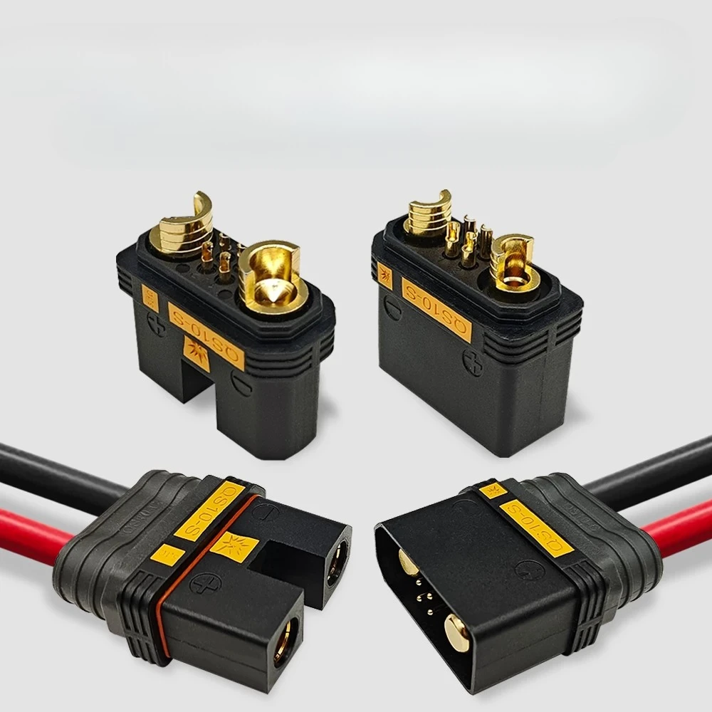 QS10-S Anti-ignition Male Carrier  Plant Protection Drone Power Supply Battery Plug Welded High Temperature and High Current