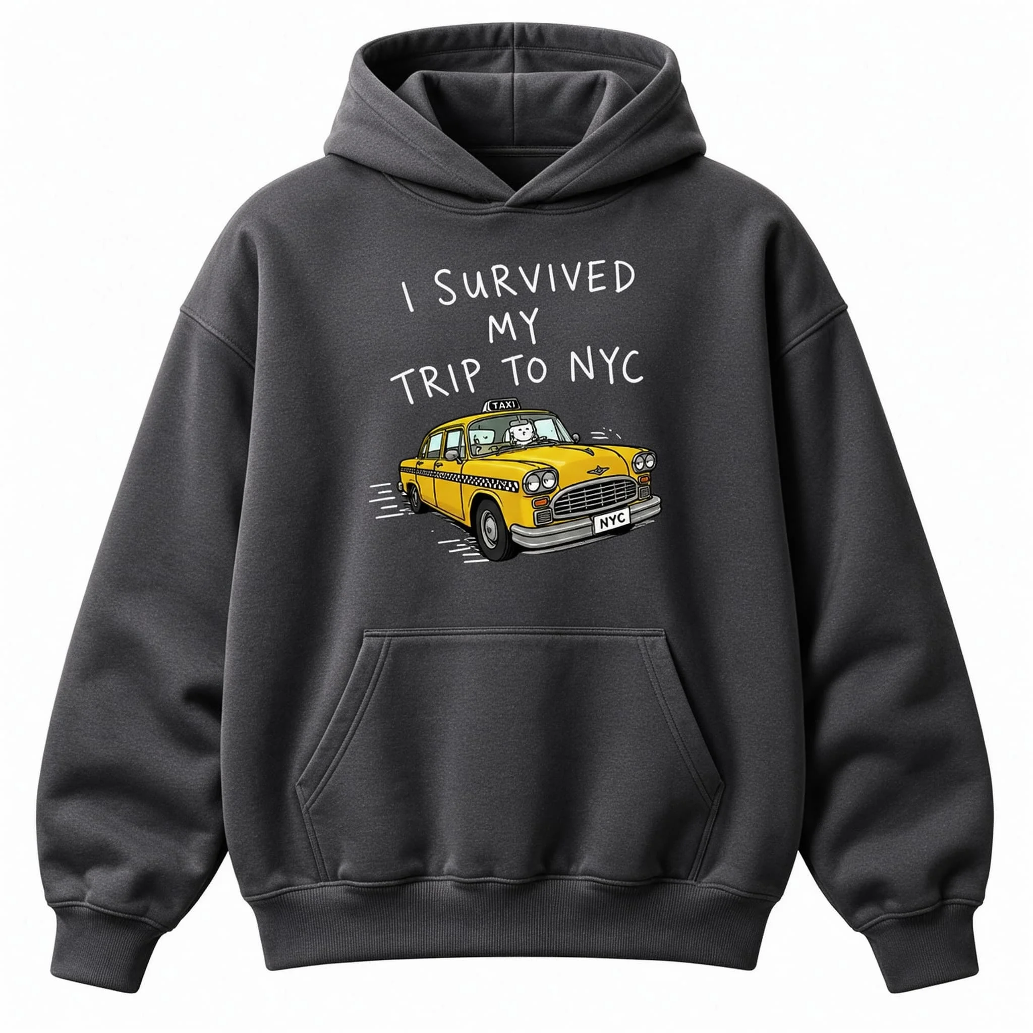 Ich habe meine Reise nach New York überlebt – Tom Holland Herbst-/Winter-Kapuzenpullover, Unisex, für Herren und Damen, Sweatshirt, Oberteil, Baumwolle, Herren-Kapuzenpullover. – Detail 6
