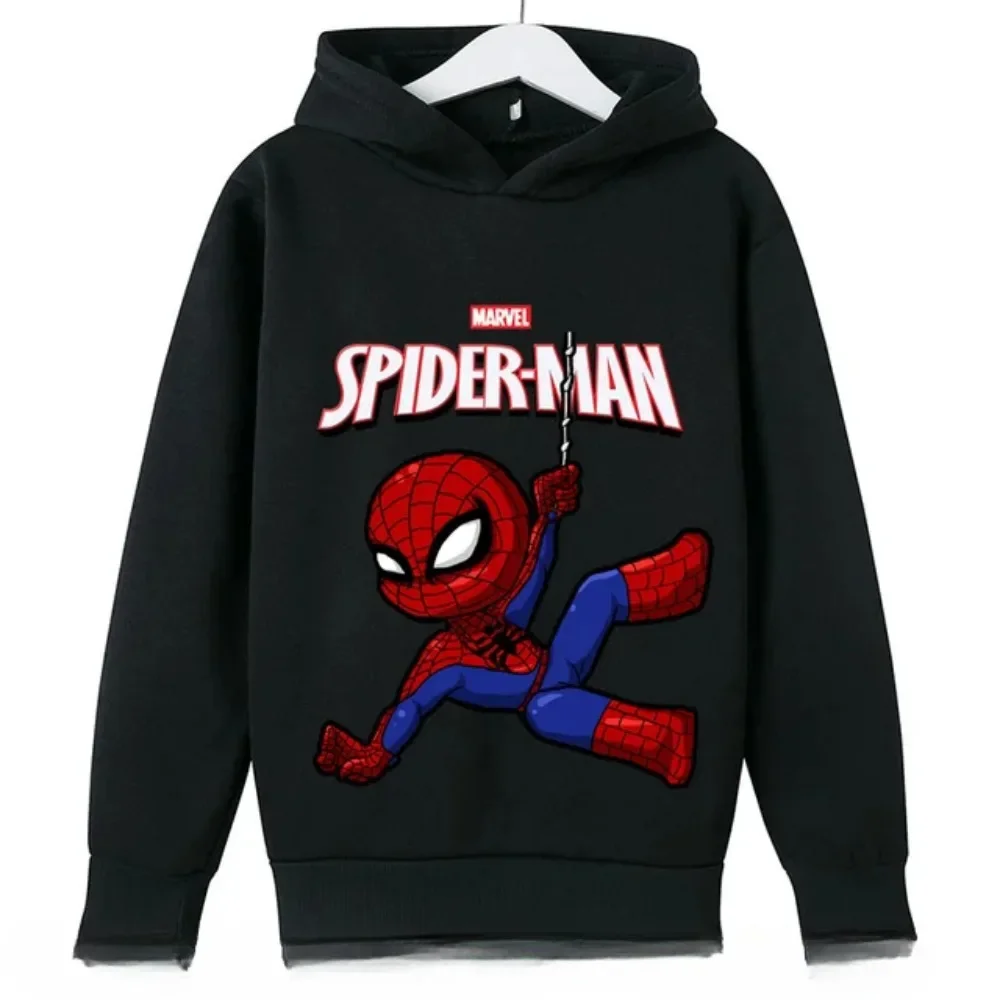 

Marvel- Spiderman Children Hoodies Boys Girls Sweatshirts Autumn Winter Print Tops Sweaters Kids Clothes Sport Hoodie Pullover