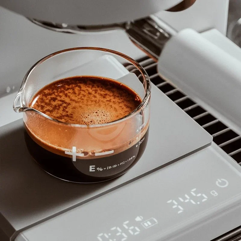 Star Rain Shot Cup Espresso Glass Ounce Cup with Graduated 100ml Measuring Cup Kitchen Gadgets