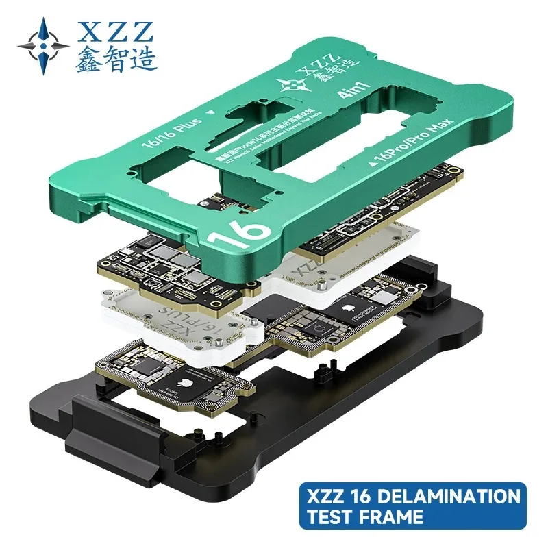 XZZ Motherboard Middle Frame Function Test Fixture For iPhone X-11 Pro Max 15 16  mini 12 13 Pro MAX 14 Plus Logic Board Tester