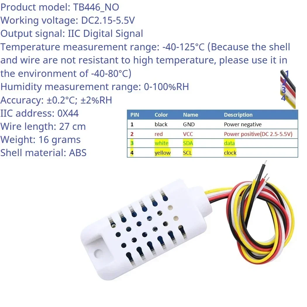 Placa adaptadora de sensor sht30 de temperatura e umidade industrial rs485 ttl modbus rtu analógico remoto io sha9d01 módulo hmi plc expandir