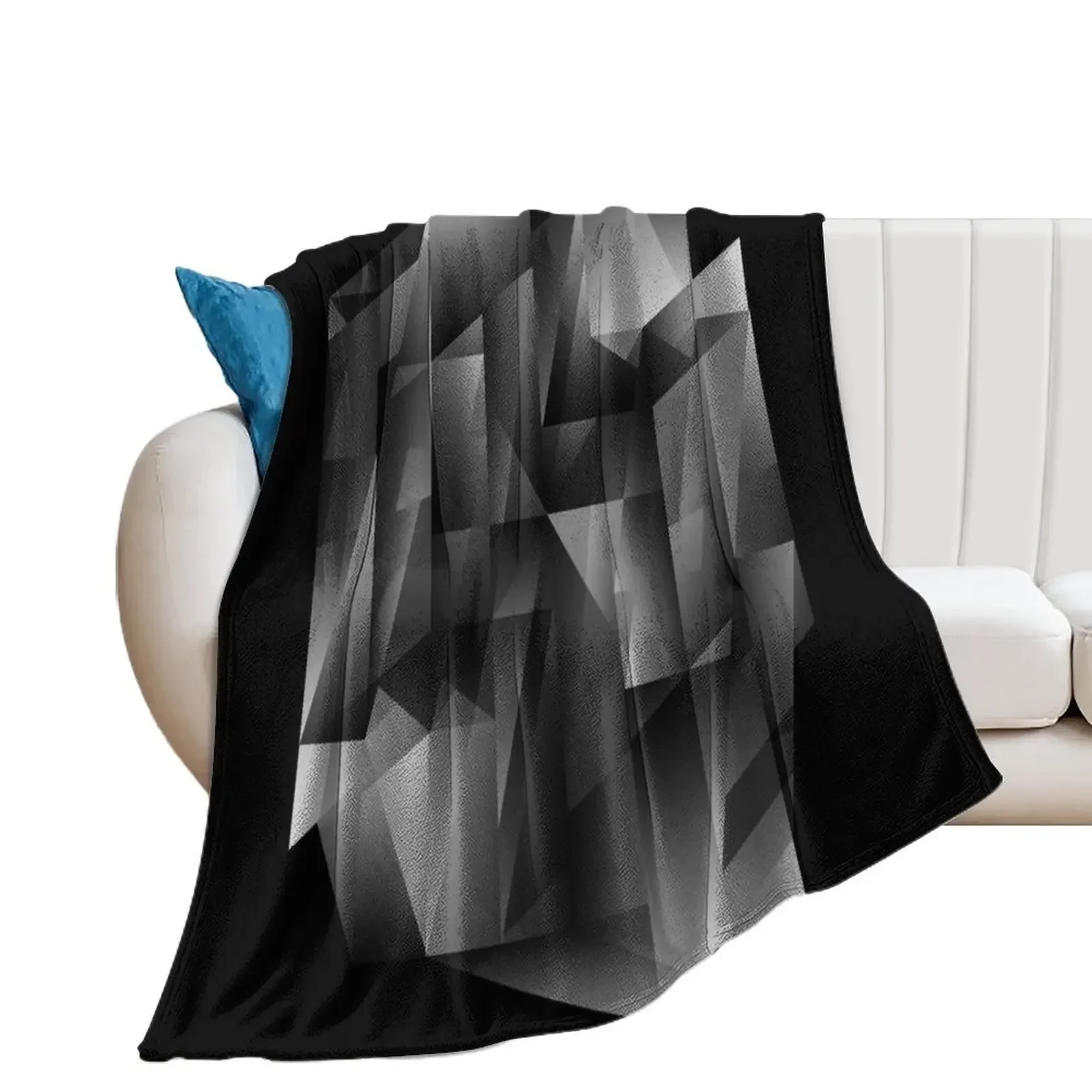 

Abstract Architecture Throw Blanket Camping Plaid on the sofa For Sofa Thin Blankets