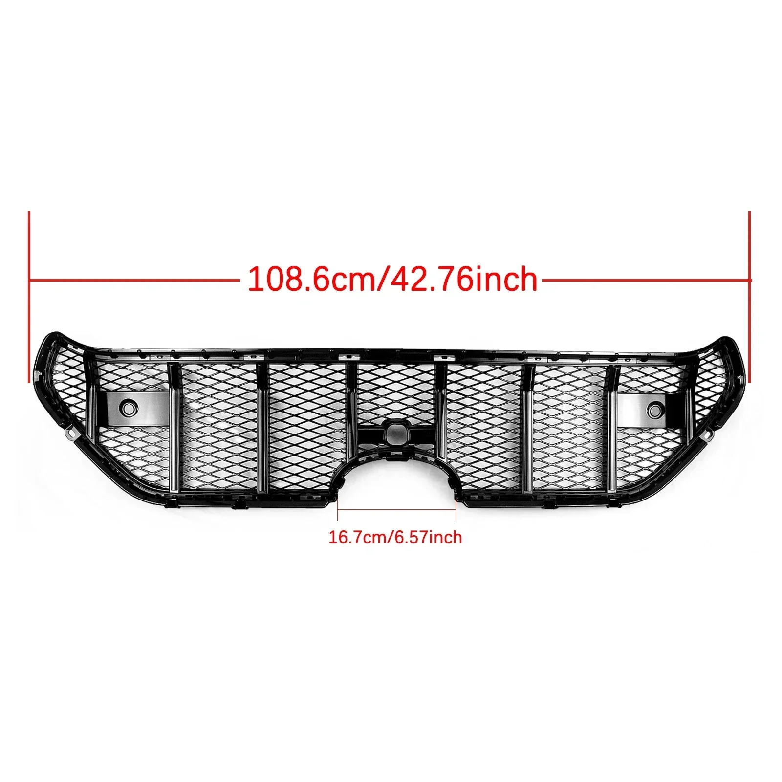 Car Front Bumper Grille Racing Grill Honeycomb Style Bumper Mesh Trim Car For Toyota RAV4 2019-2021 Car Accessories Body Kit