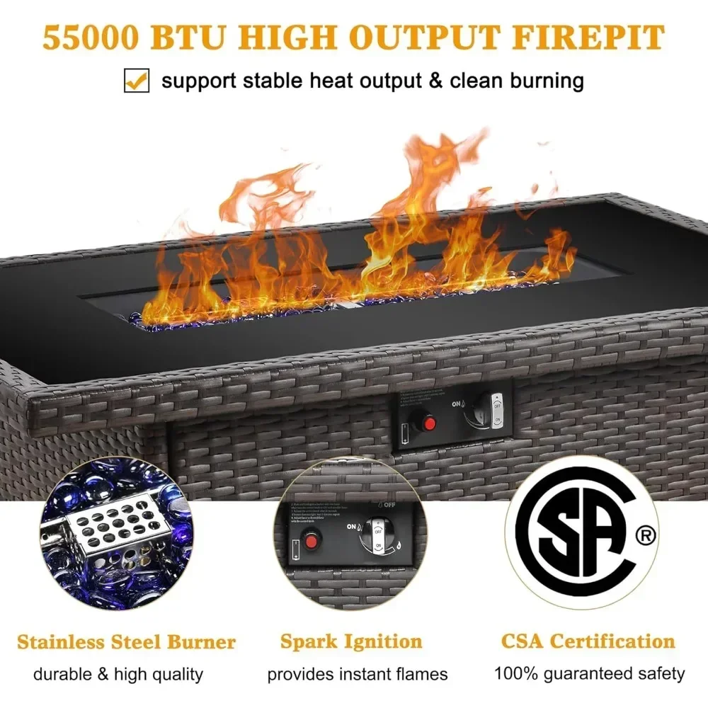 44" Propane Gas Fir…