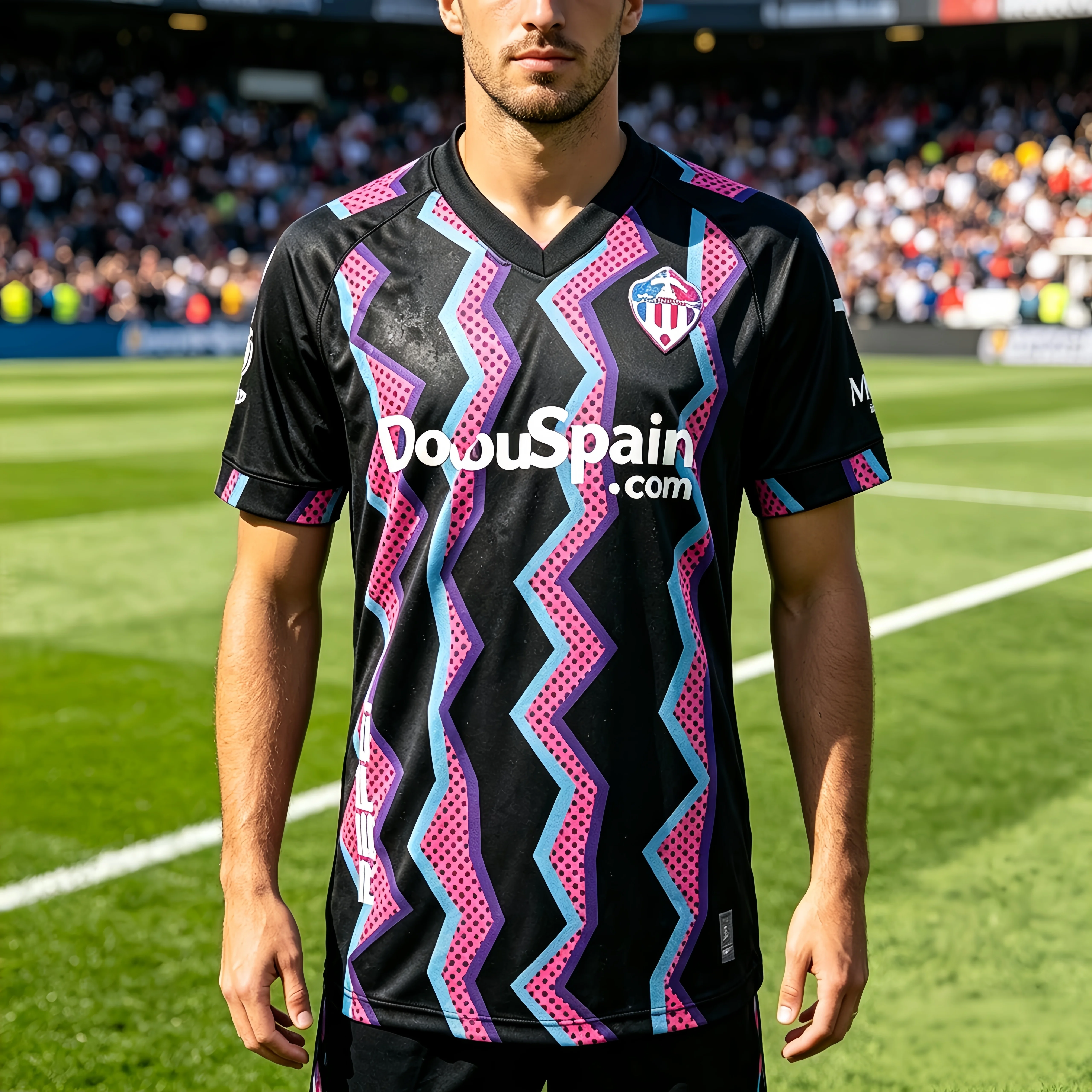 3D Printing Jersey - เสื้อฟุตบอล Castellon สำหรับทุกเพศ ฤดูกาล 26-27 เสื้อสำหรับผู้ชายและผู้หญิง