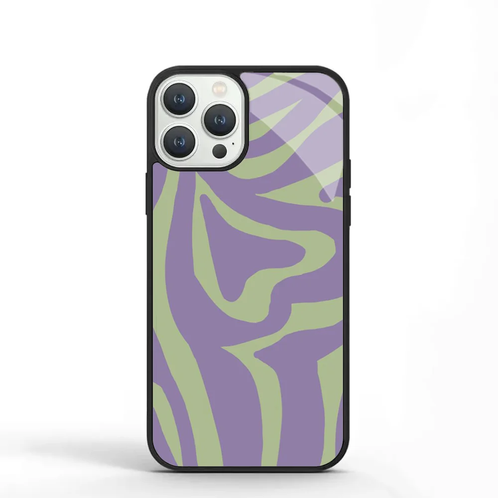 Abstract Swirl Pattern Phone Case For IPhone 11 12 13 14 15 Plus Pro Max Mirror Acrylic PC TPU Cover