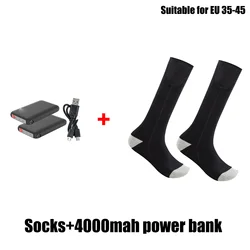 Rechargeable Electric Socks for Men and Women, Comfortable, Heated, Three-Speed Temperature Control, Motorcycle, Cycling, Winter