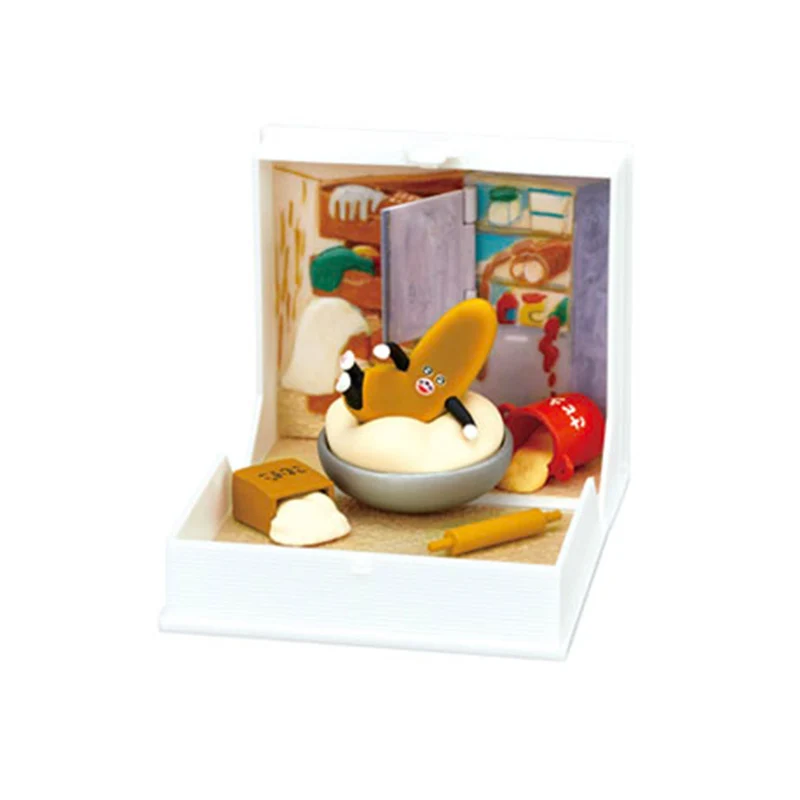 레멘트 미니어처 브레드 티프 장면 놀이용 블라인드 박스 트렌디한 데스크탑 장식 그림책 세계에서의 신상품