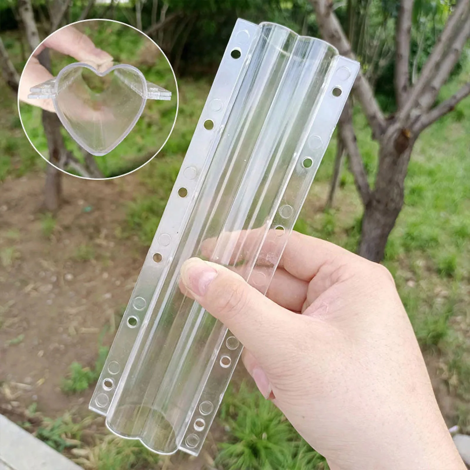 

Plastic Cucumber Growth Mold Easy to Store and Carry Out Transparent Mold Suitable for Growing Application B99