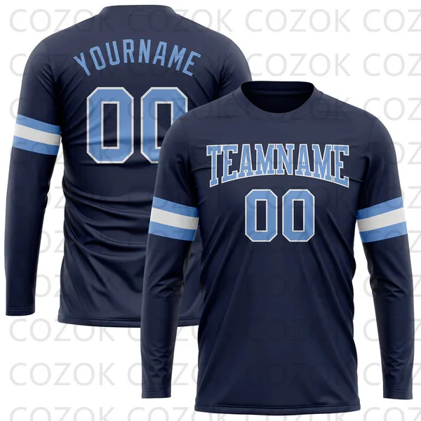 

Custome Dark Style Football Jersey for Men Women Unisex Football LongSleeves Athletic Tee Shirts