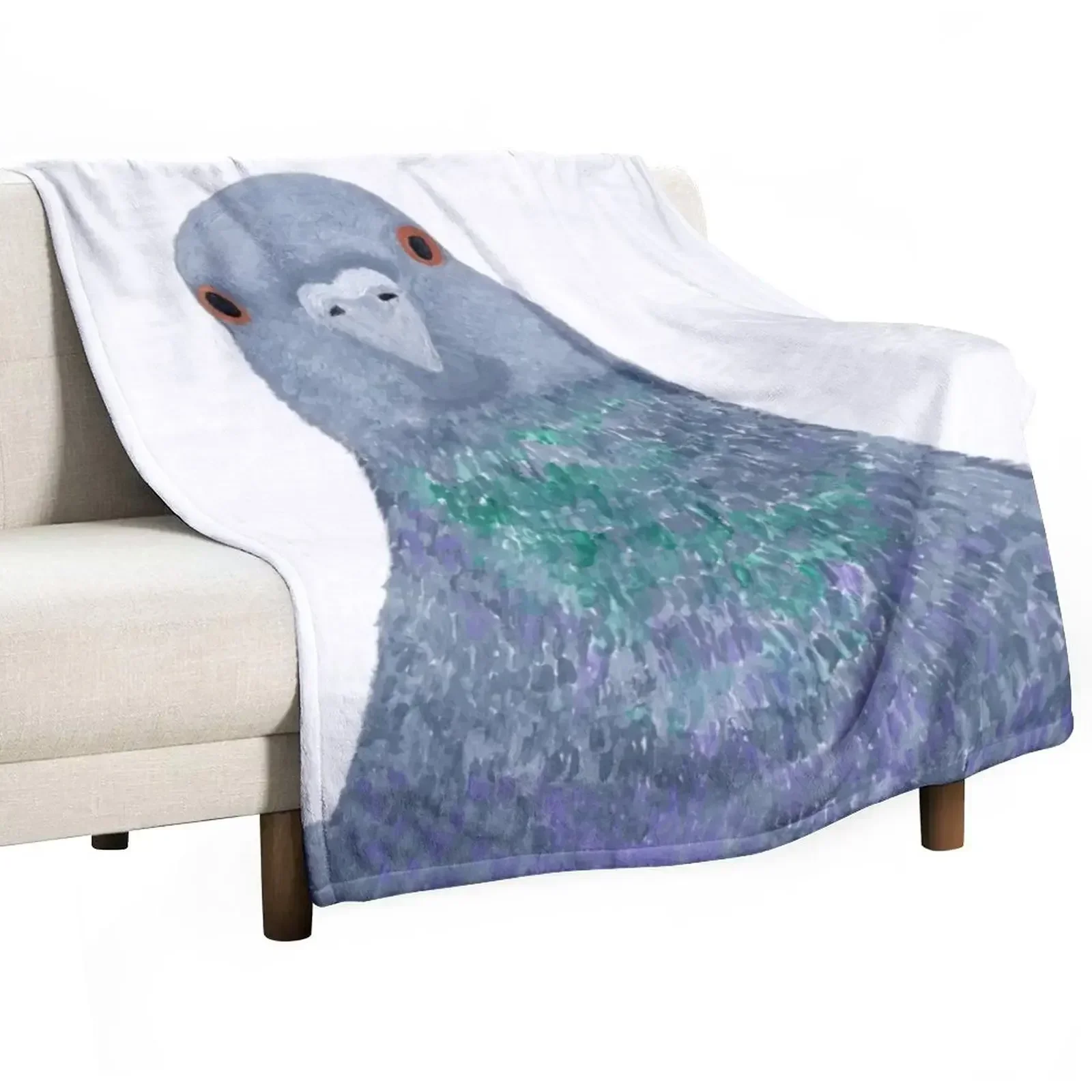 

Pigeon Wild Rock Dove Bird Throw Blanket Picnic Winter beds funny gift Blankets