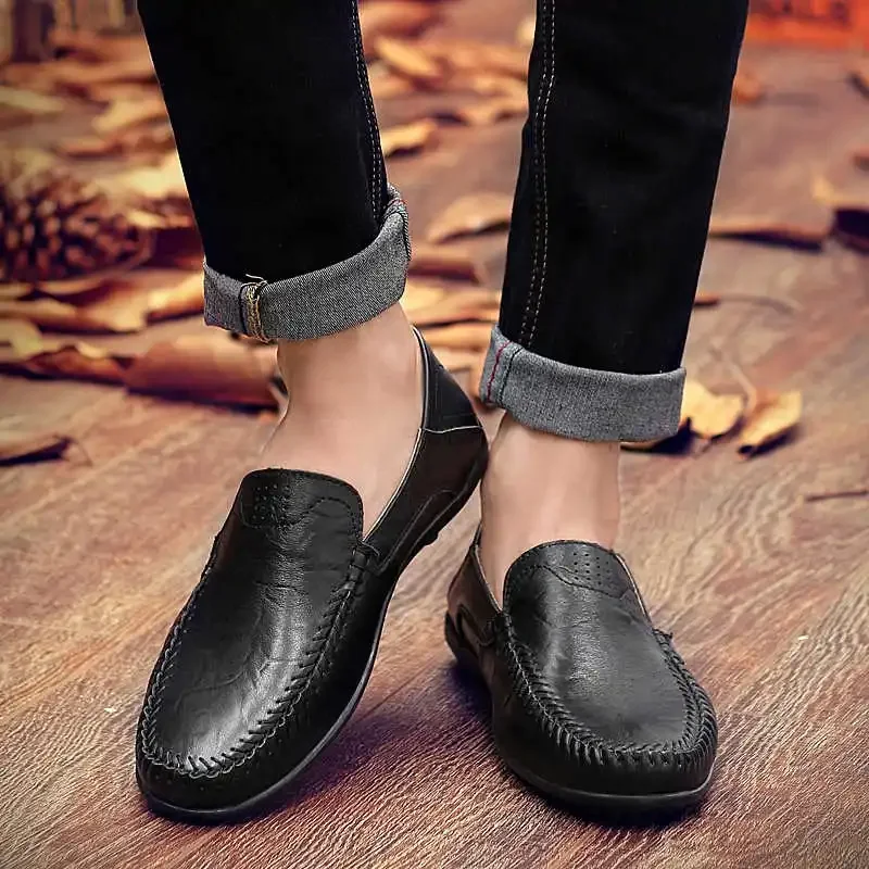 

PU Leather Lazy Shoes Classic Men Casual Outdoor Man Shoes Sneakers Luxury Sport Tenya Clearance Loafer'lar Snearkers