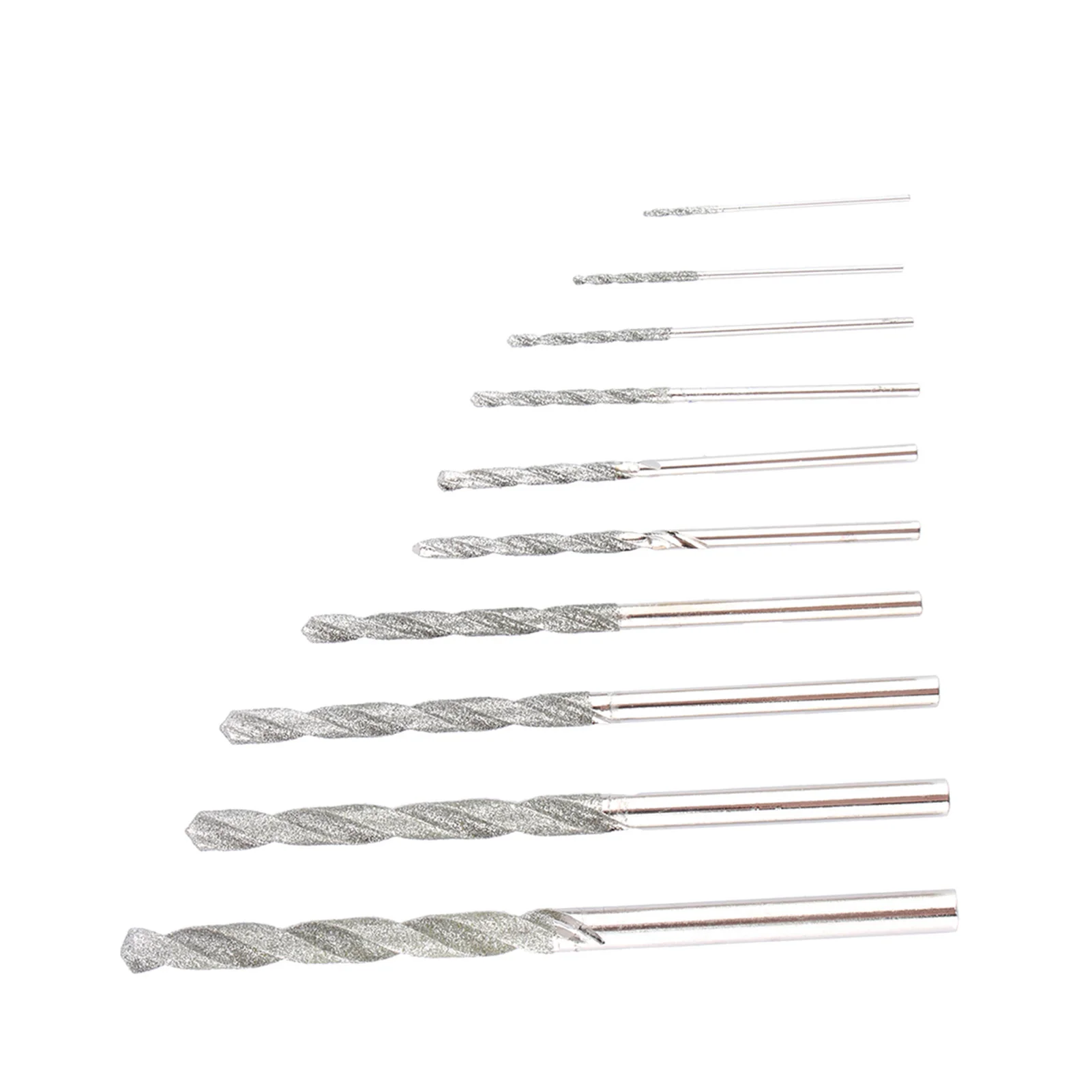 유리 타일 석재용 팁이 있는 드릴 비트 세트 10개 0.8-4.0mm - 타일 및 유리 드릴 비트 - 주택 개조 도구